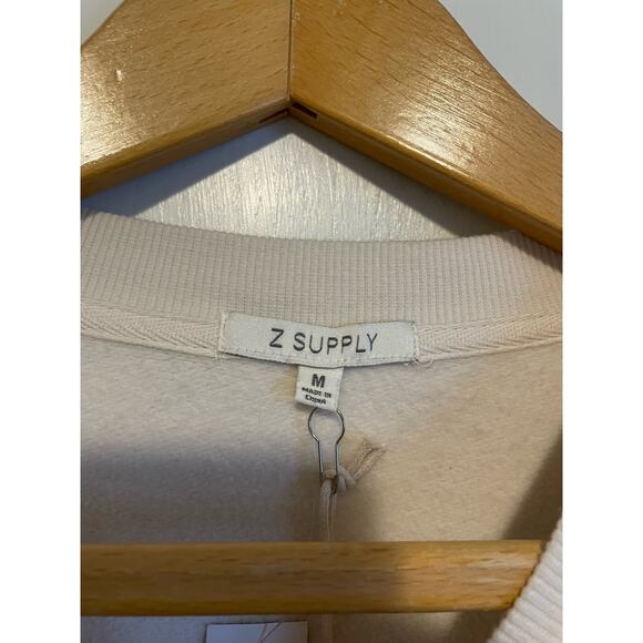 Z Supply Tempest  striped tie dye sweatshirt top cropped oversized. Size Med. - Picture 4 of 7